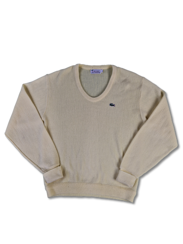 Rare! Vintage IZod Lacoste Strickpulli Helles Gelb L