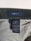 Moderne Zegna Sport Cordhose Regular Fit Dunkelgrün 38