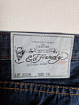 Y2K Ed Hardy Jeans Bestickt Lot 2008 Blau 34