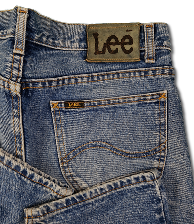 Vintage Lee Jeans Kansas Hellblau 34-36