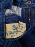 Rare! Vintage Wrangler Schlaghose 80s Blue Bell Jeans Flared Dunkelblau 31x36