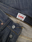 Rare! Moderne Edwin Jeans E-47 Regular Japanese Denim Rainbow Selvedge Dunkelblau 28x34