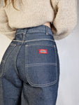 Y2K Dickies Jeans Baggy Deadstock Silbern W28 L32