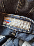 Y2K Dickies Jeans Baggy Deadstock Silbern W28 L32