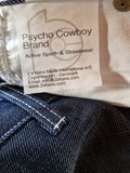 Y2K Psycho Cowboy Jeans Mit Schlag Deadstock Baggy Made In Italy XS