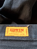 Vintage Edwin Jeans Newton Slim Schwarz W28 L32