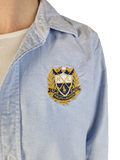 Modernes Ralph Lauren Hemd Business Crest Logo Hellblau (10) XS-S