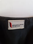 Vintage Hermann Lange Blazer 80s Made In West Germany Samtig Schwarz (40) XS-S