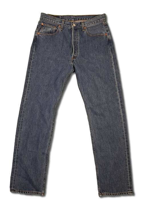 Vintage Levis Jeans 501 Basic Blau W32 L32