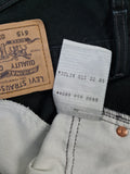 Vintage Levis Jeans 615 Made In Ungarn Schwarz W32 L34