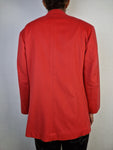 Vintage Jil Sander Blazer Cashmere Made In Italy Rot (36) S