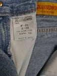 Vintage Edwin Jeans Wide Super Tack Made In Japan Hellblau W28 L32