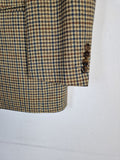 Vintage Aigner Sakko 80s Monogramm Kariert L-XL