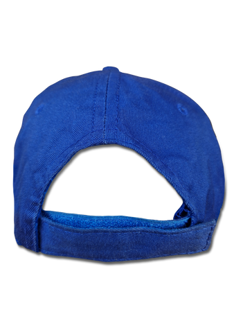 Vintage Kinder Cap Promo Werbung Bestickt Blau