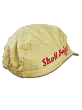 Vintage Shell Shop Cap Promo 7. Shell Hanse Marathon Werbung Gelb 1992
