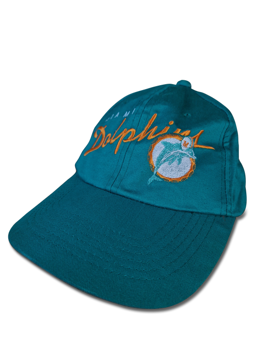 Vintage Amcap Cap Miami Dolphins NFL Türkis