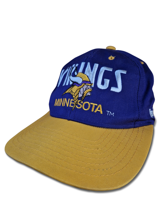 Vintage Amcap Cap NFL Minnesota Vikings 1993 Lila Gelb