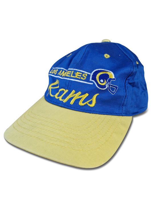 Vintage NFL Cap Los Angeles Rams Blau Gelb