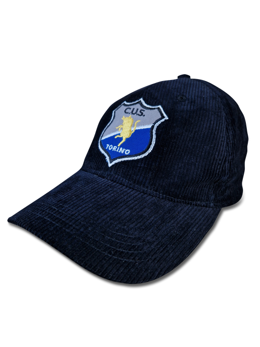 Moderne C.U.S. Torino Cap Cord Sport Rugby Dunkelblau