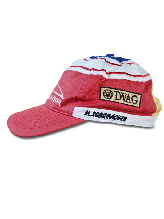 Vintage Michael Schuhmacher Cap DVAG 1998 Formula One Rot