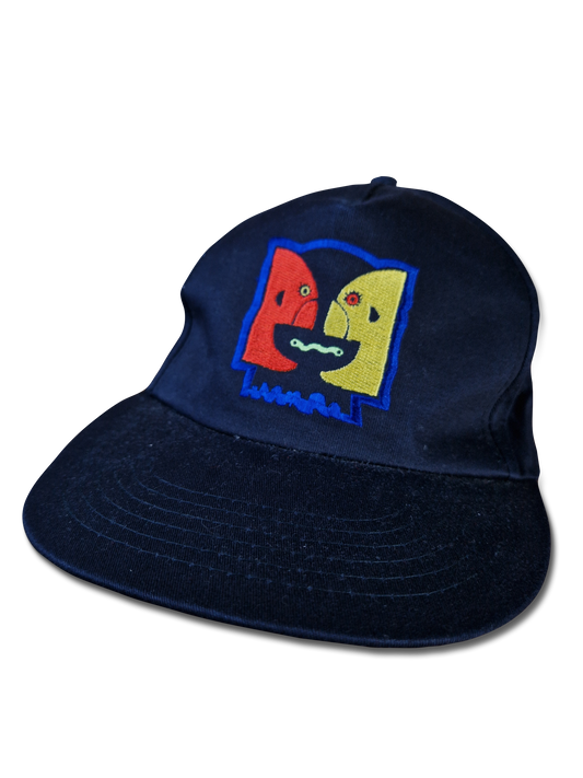 Pink Floyd Cap Reto Bestickt Dunkelblau