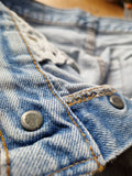 Rare! Vintage Levis Jeans Selvedege 80s Hellblau S-M