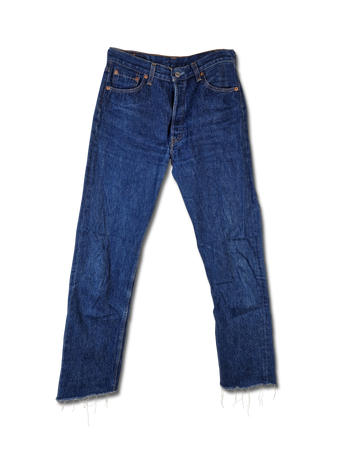 Vintage Levis Jeans 501 Made In USA Gekürzt W30 L32