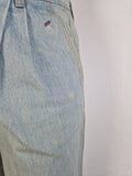 Vintage Daniel Hechter Jeans Ausgewaschen Hellblau M-L