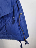 Vintage Hugo Boss Daunenparka 70s Sander Hamburg Blau L-XL