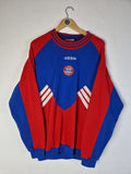 Rare! Vintage Adidas Jogginganzug FC Bayern München Made In Singapore Blau Rot (D8) L