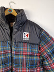 Moderne Karl Kani Winterjacke Deadstock Kariert Bunt L