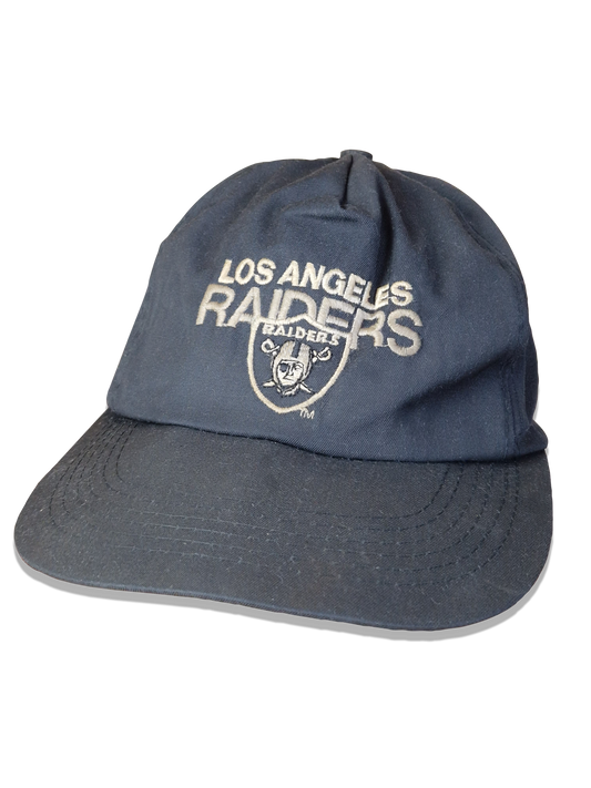 Rare! Vintage Team NFL Cap 1993 Los Angeles Raiders Schwarz