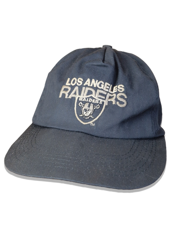 Rare! Vintage Team NFL Cap 1993 Los Angeles Raiders Schwarz