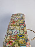 Vintage NoName Handtasche French Parfume Print