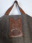 Vintage Fossil Handtasche Umhängetasche Braun