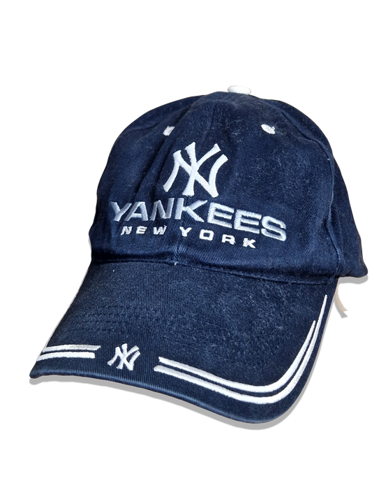 Rare! Vintage MLB Cap Yankees Made In Macau Dunkelblau