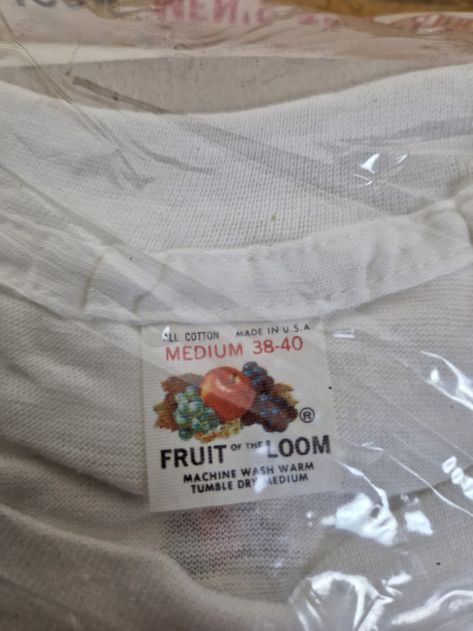 Rare! Vintage Fruit Of The Loom Shirts 70s-80s 3erPack Deadstock Weiß (38-40) M