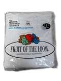 Rare! Vintage Fruit Of The Loom Shirts 3erPack 1978 Deadstock Made In USA Weiß (42-44) L