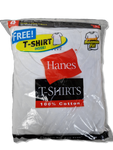 Rare! Vintage Hanes Shirt 3erPack Deadstock 2000 Blank Weiß (42-44) L