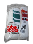 Rare! Vintage Woolworth Tube Socks Deadstock Over The Calf 6er Pack Weiß Rot Grün