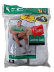 Vintage Hanes Chusion Ankle Socks 7erPack Deadstock Made In USA Weiß