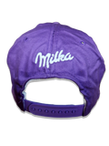 Milka Cap Werbung Bestickt Lila