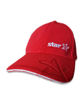 Moderne Star Cap Bestickt Rot