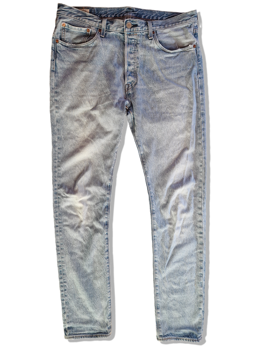 Moderne Levis Jeans Lot 501 Skinny Water<Less Hellblau W34 L34