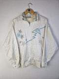 Rare! Vintage Adidas Sportanzug 80s Frottee Made In West Germany Weiß M