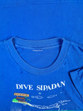 Vintage Tourist Shirt Dive Sipadan Trashed Blau M-L