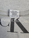Vintage Calvin Klein Shirt Basic Big Logo Single Stitched Made In USA M-L
