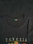 Vintage San Marco Shirt Venezia Tourist Bestickt Schwarz XXL