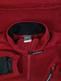 Moderne Jack Wolfskin Fleece Halfzip Tactical Unisex Weinrot L