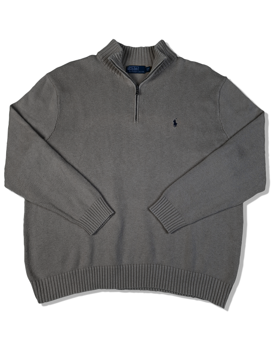 Moderner Ralph Lauren Troyer Knitwear Braun XXL